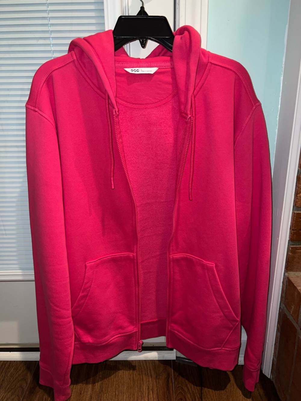DSG Bright Pink Zip-Up Hoodie